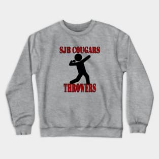 SJB Cougars Throwers Crewneck Sweatshirt